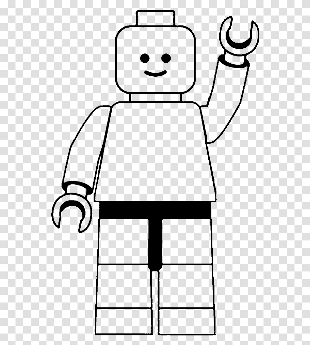 Lego Man Clip Art Black And White, Gray, World Of Warcraft Transparent Png