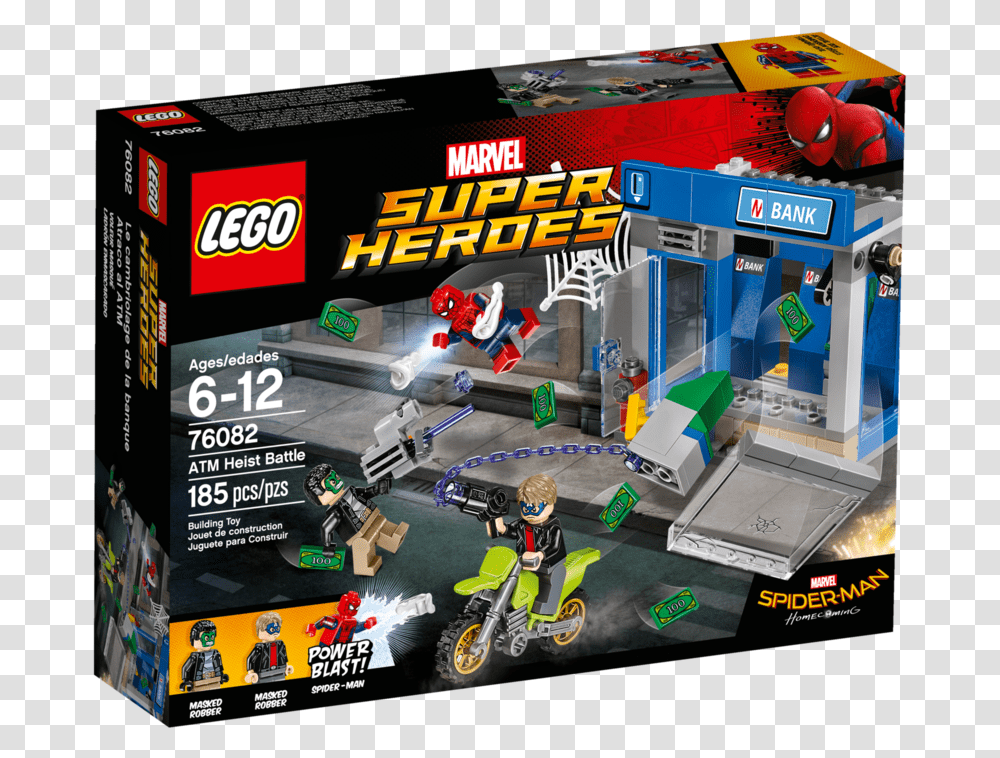 Lego Marvel Superheroes Sets 2018, Motorcycle, Vehicle, Transportation, Person Transparent Png
