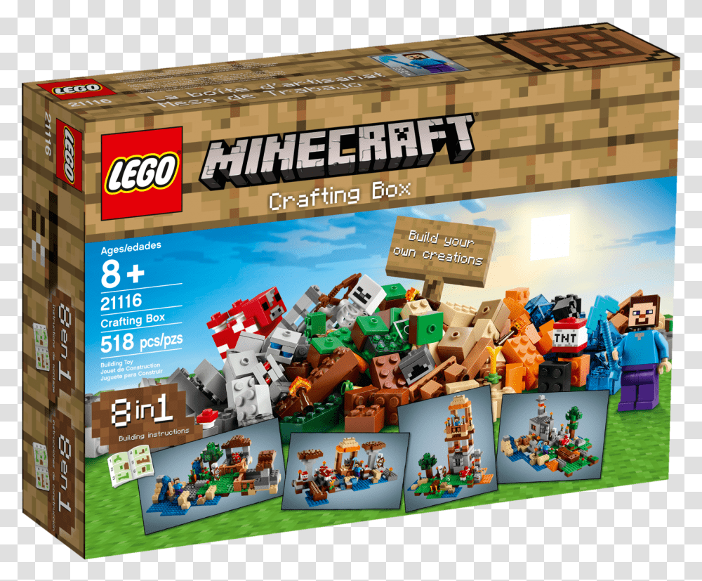 Lego Minecraft Crafting Box Lego Box, Furniture, Super Mario Transparent Png