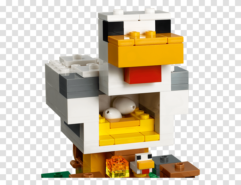 Lego Minecraft The Chicken Coop Download Lego Minecraft Chicken Coop, Toy, Furniture, Box, Shelf Transparent Png