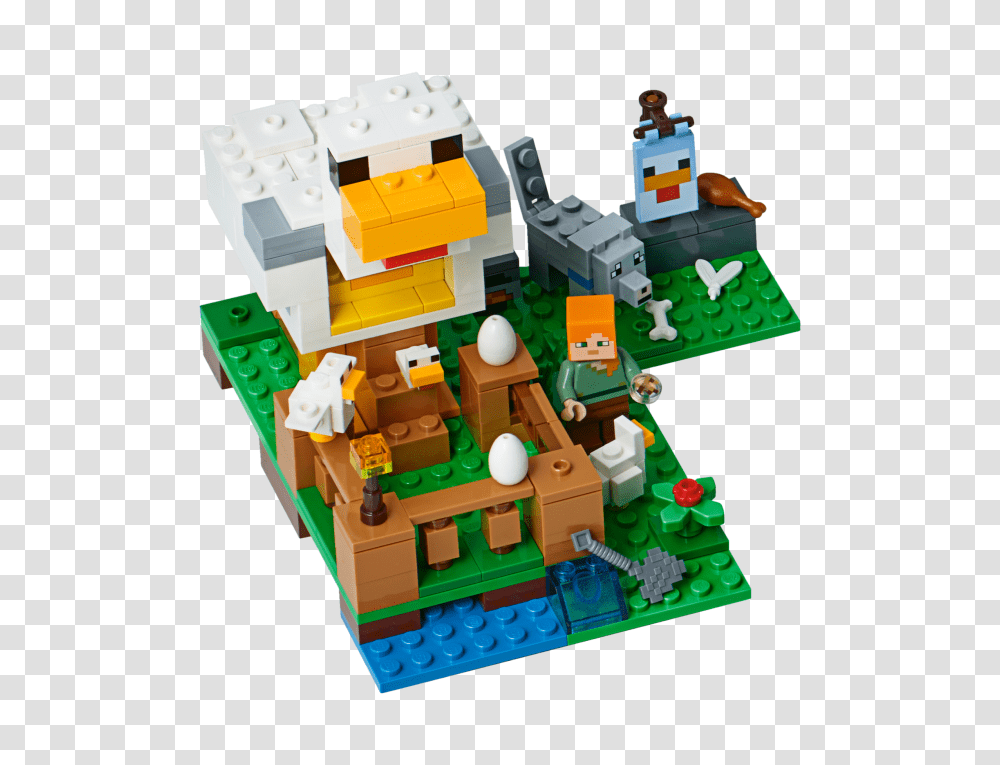 Lego Minecraft The Chicken Coop Lego Minecraft Chicken Coop, Toy, Building Transparent Png