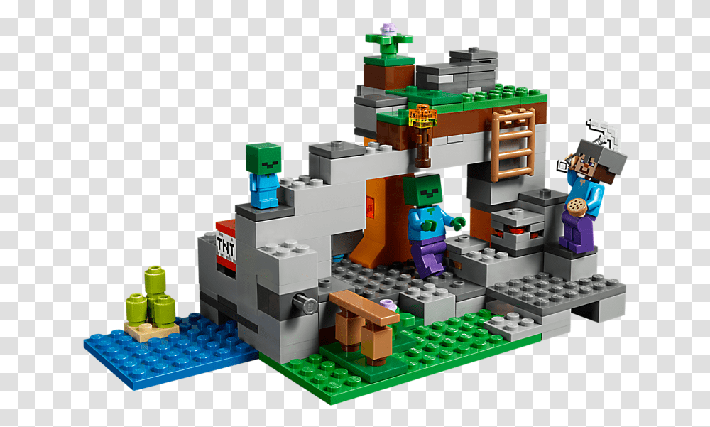 Lego Minecraft The Zombie Cave, Toy, Building, Neighborhood, Urban Transparent Png