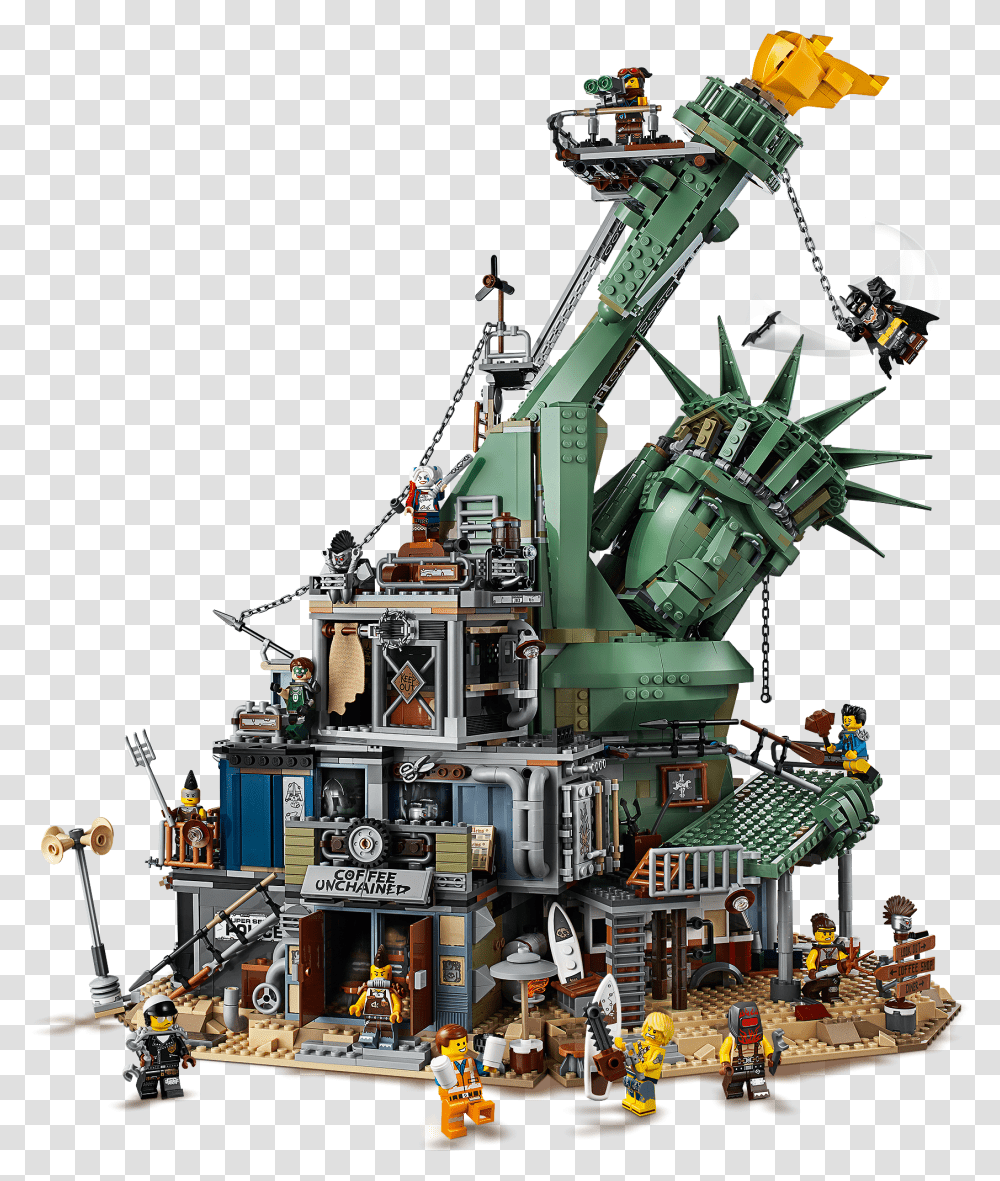 Lego Movie 2 Apocalypseburg Set, Construction Crane, Engine, Motor, Machine Transparent Png