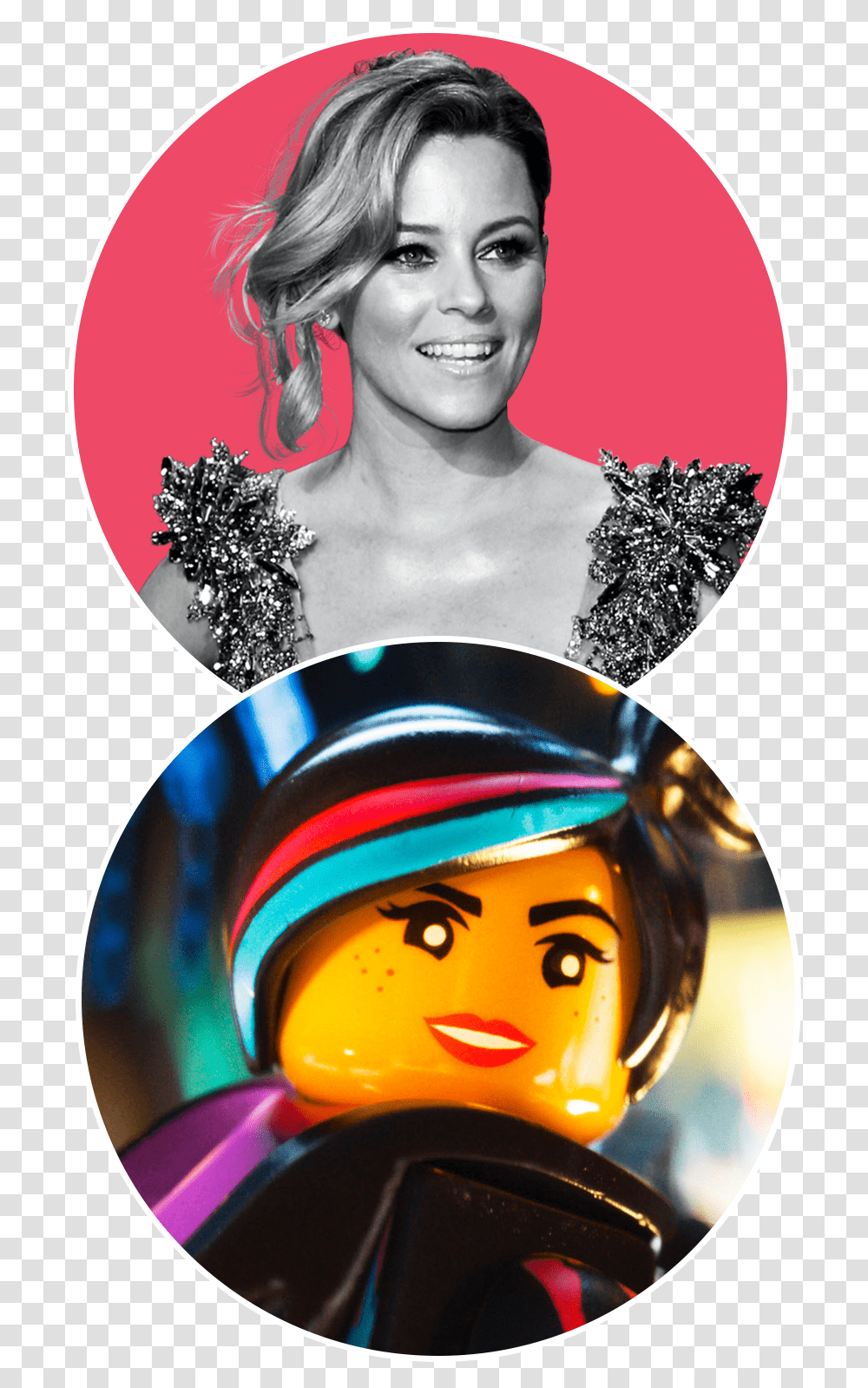 Lego Movie Female, Face, Person, Collage, Poster Transparent Png