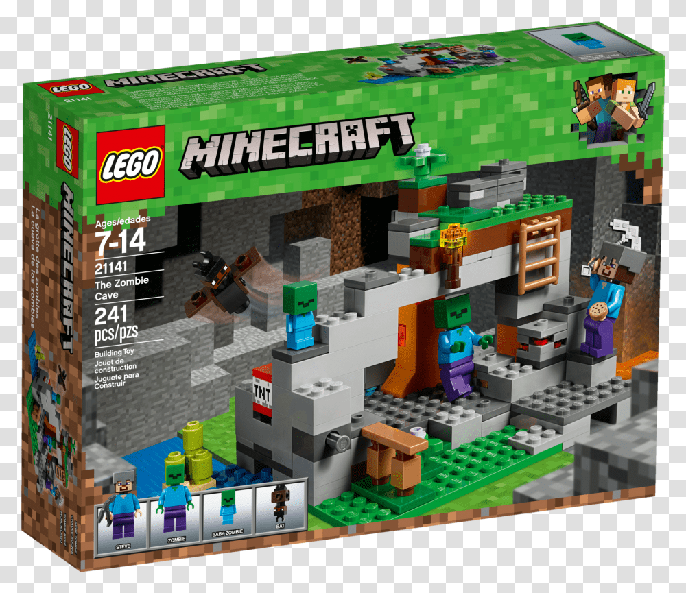Lego N Minecraft The Zombie Cave Lego Minecraft Zombie Cave Transparent Png