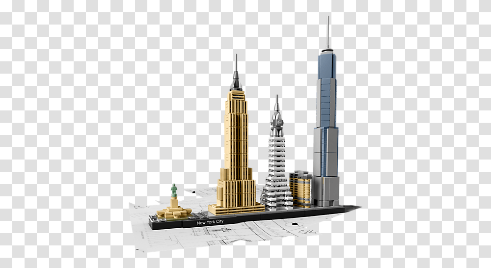 Lego New York Skyline, Spire, Tower, Architecture, Building Transparent Png