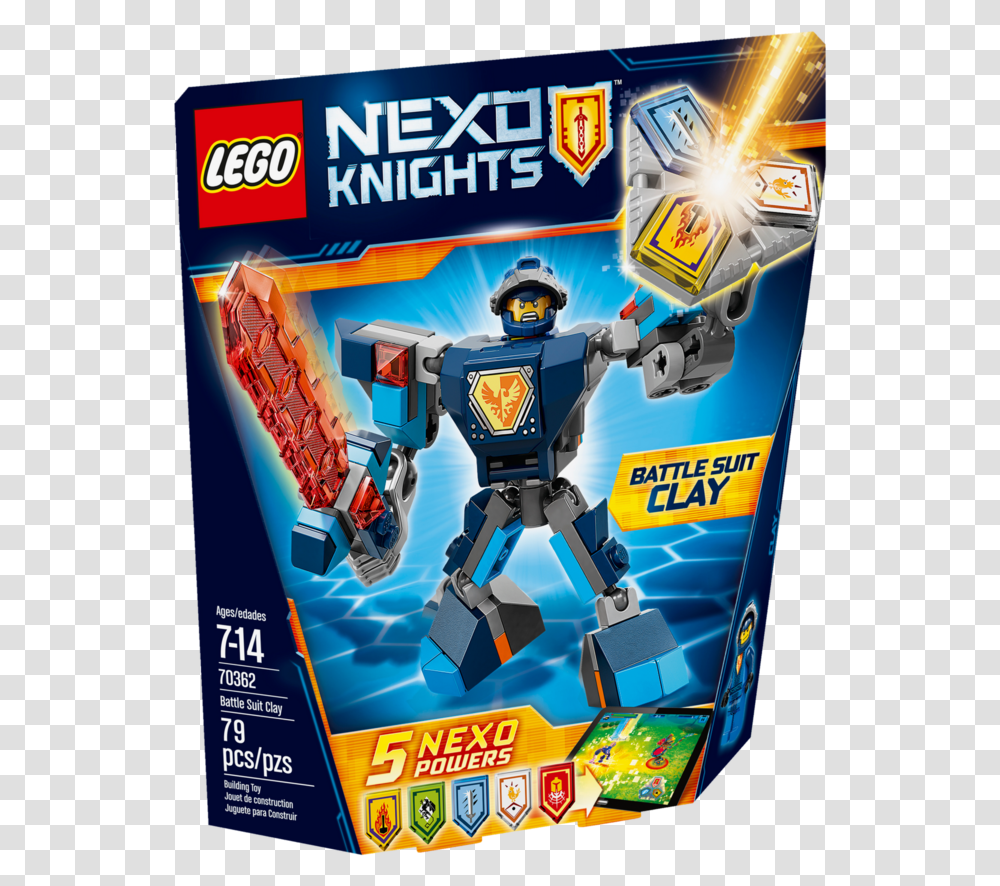 Lego Nexo Knights Mini Robot, Toy, Helmet, Apparel Transparent Png