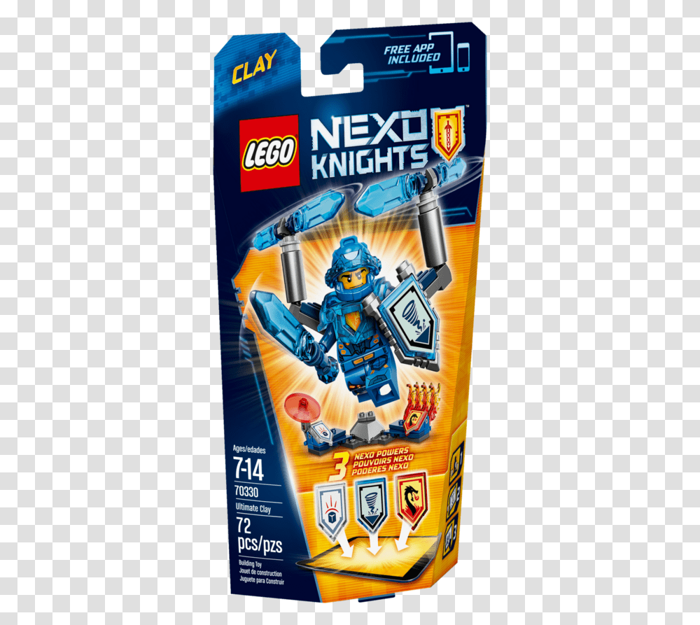 Lego Nexo Knights Ultimate Clay At Shopee, Robot, Paper, Poster, Advertisement Transparent Png