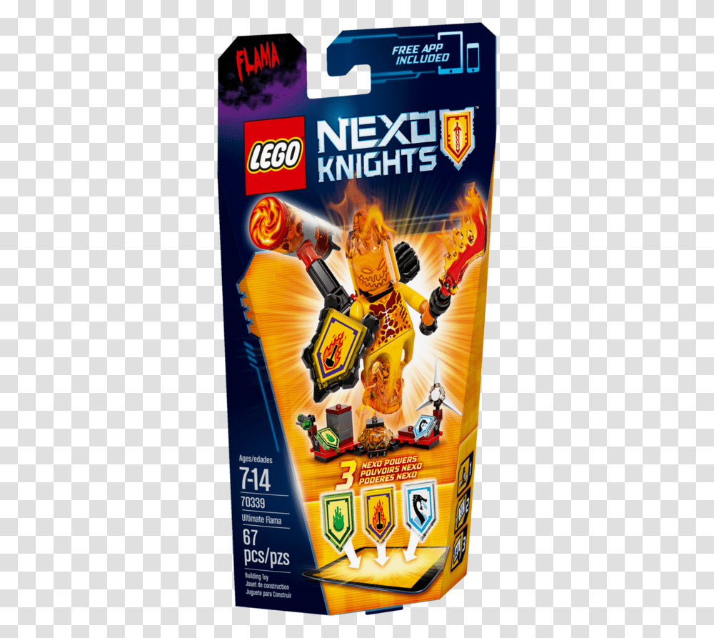 Lego Nexo Knights Ultimate Flama, Poster, Advertisement, Robot, Paper Transparent Png