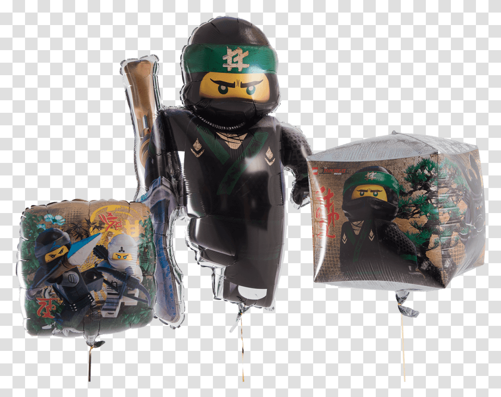 Lego Ninjago Bunch Figurine, Helmet, Clothing, Apparel, Robot Transparent Png