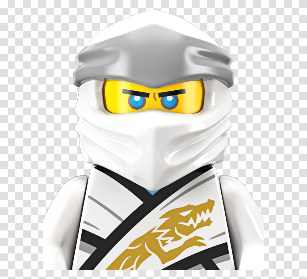 Lego Ninjago Legacy Zane, Helmet, Figurine Transparent Png