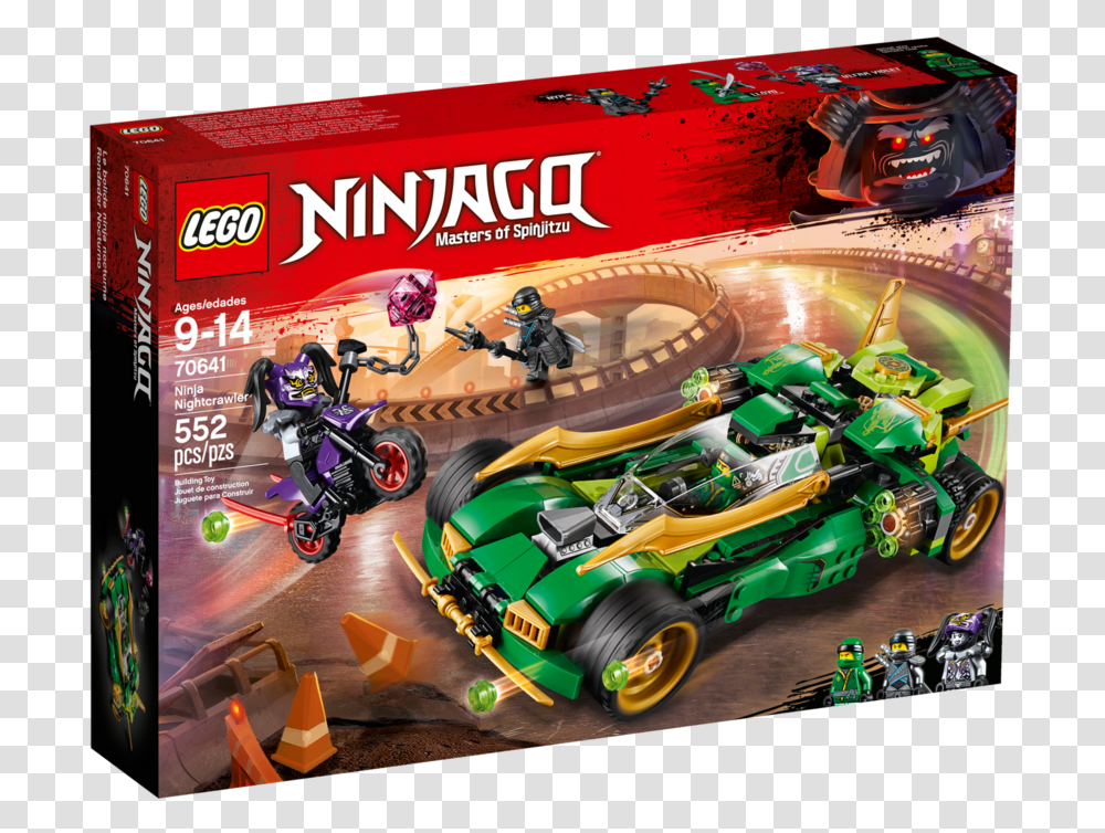 Lego Ninjago Ninja Nightcrawler Walmart Lego Ninjago Movie Toys, Wheel, Car, Vehicle, Transportation Transparent Png