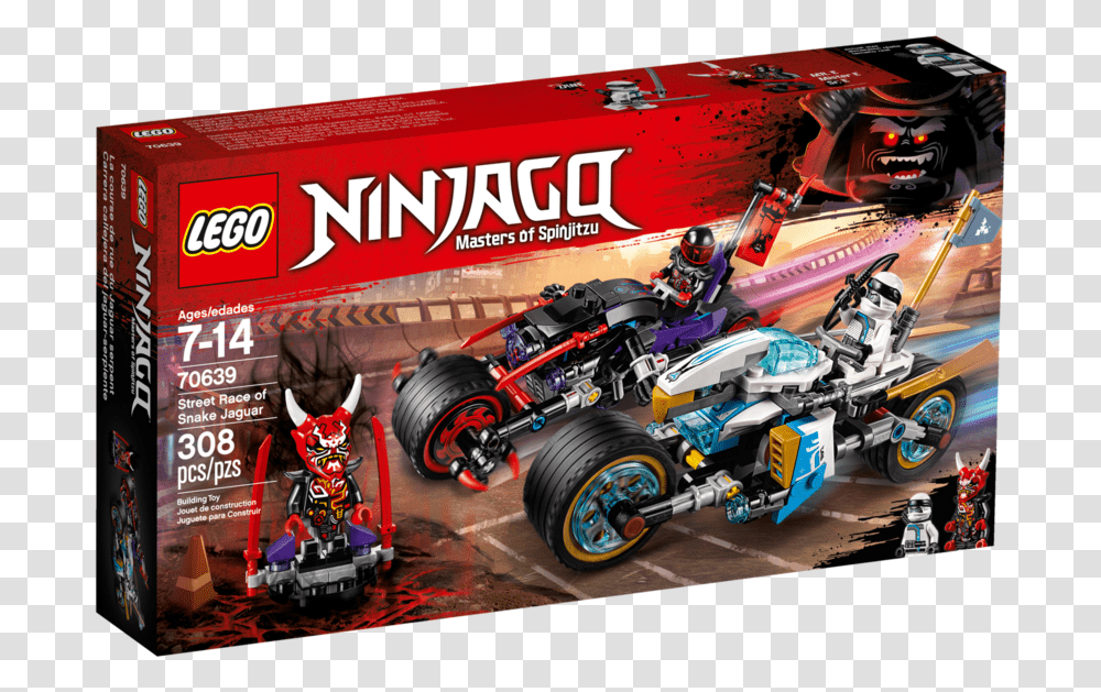 Lego Ninjago Street Race Of Snake Jaguar, Wheel, Machine, Toy, Car Transparent Png