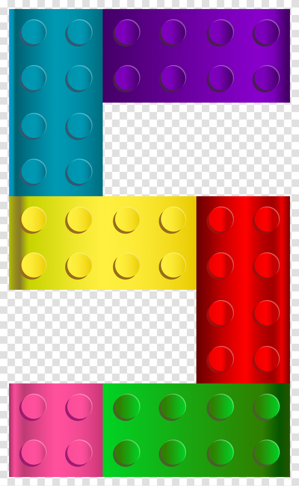 Lego Number 5 Clipart, Texture, Polka Dot Transparent Png
