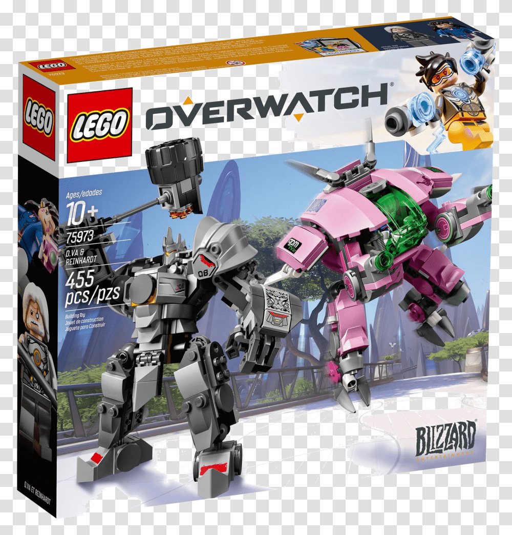Lego Overwatch Dva And Reinhardt, Toy, Robot, Person, Human Transparent Png