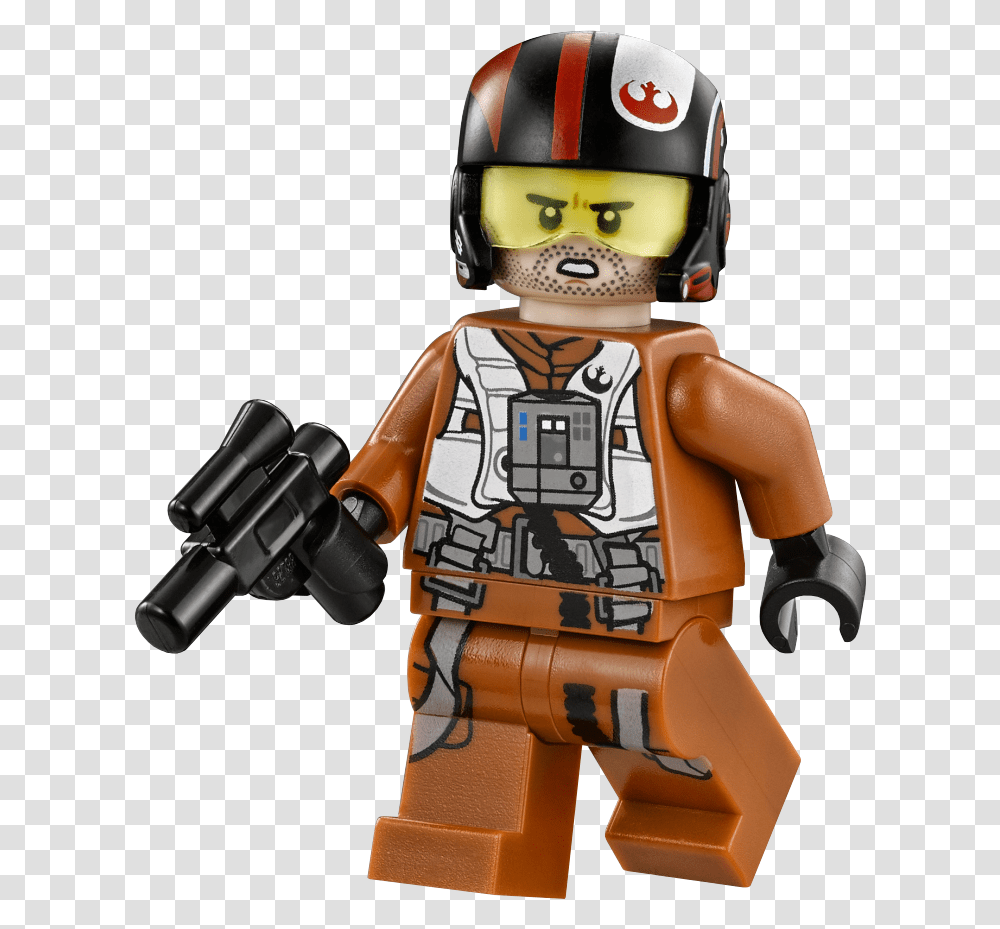 Lego Poe Dameron Lego, Helmet, Apparel, Robot Transparent Png