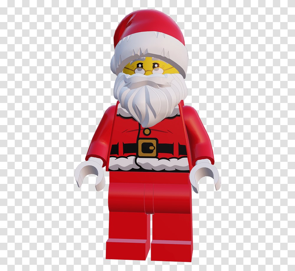 Lego Santa Claus Minifigure, Helmet, Apparel, Toy Transparent Png