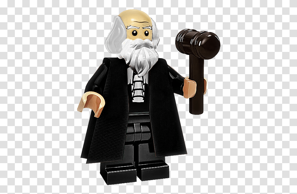 Lego Series 9 Judge, Doll, Toy, Figurine, Tool Transparent Png