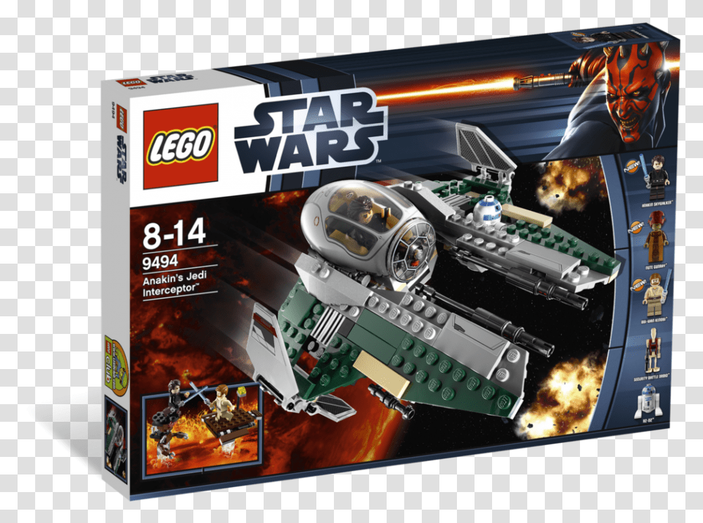 Lego Set Jedi Interceptor, Machine, Toy, Person, Engine Transparent Png