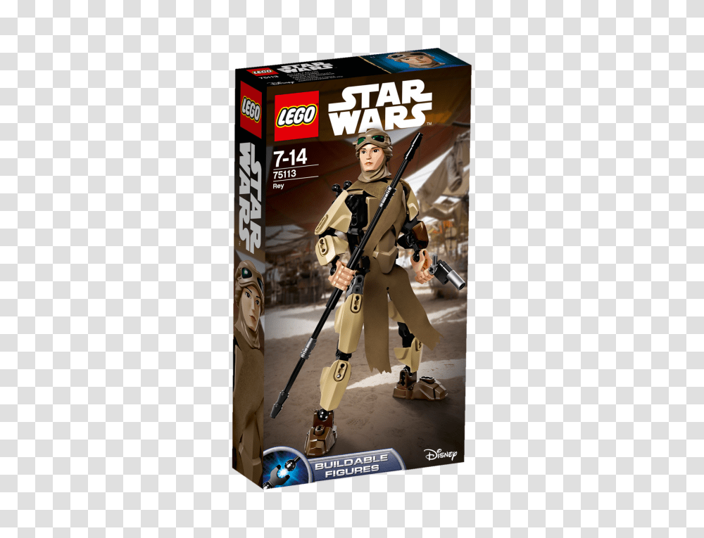 Lego Set Lego Star Wars Rey, Person, Military, Military Uniform, Army Transparent Png