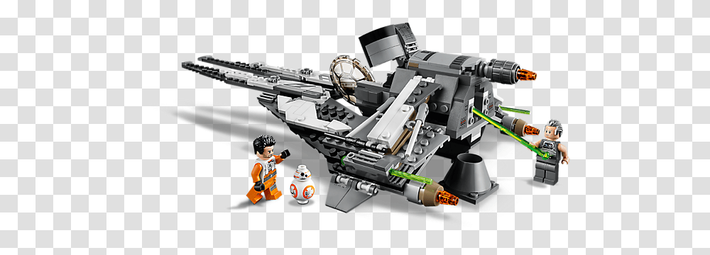 Lego Star Wars Black Ace Tie Interceptor, Toy, Person, Machine, Engine Transparent Png
