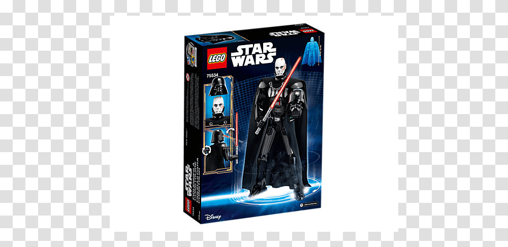 Lego Star Wars Buildable Figures New Darth Vader, Weapon, Costume, Face Transparent Png