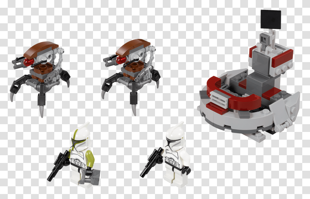 Lego Star Wars Clone Troopers Vs Droidekas Download Transparent Png