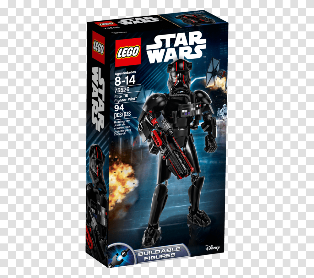 Lego Star Wars Elite Tie Fighter Pilot, Helmet, Apparel, Toy Transparent Png