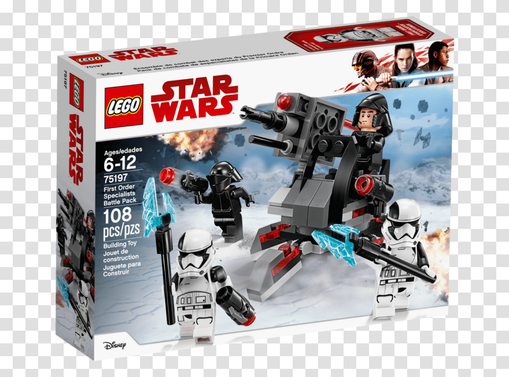 Lego Star Wars First Order Specialists Battle Pack, Toy, Person, Human, Robot Transparent Png