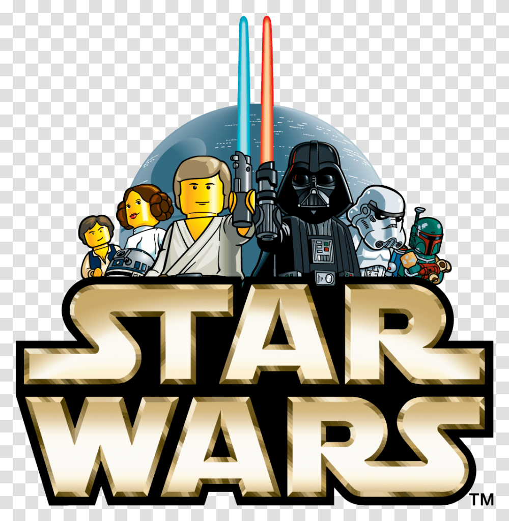 Lego Star Wars Free Download Clipart Star Wars Lego Caricatura, Advertisement, Poster, Flyer, Paper Transparent Png