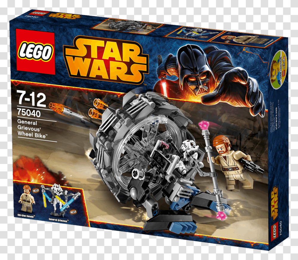 Lego Star Wars Grievous, Machine, Person, Wheel, Engine Transparent Png