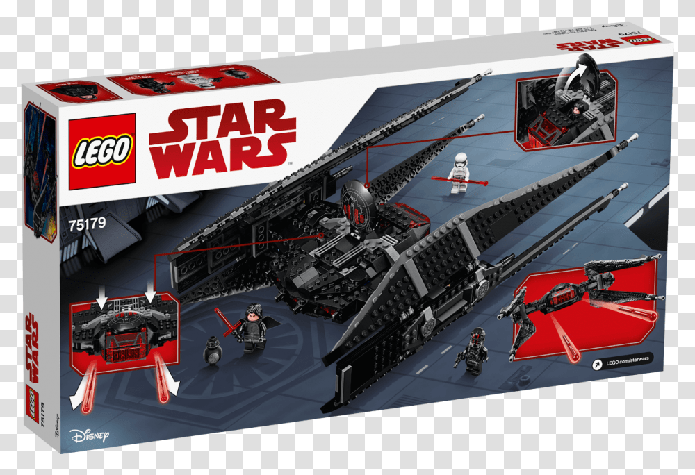 Lego Star Wars Kylo Ren Tie Fighter, Toy, Sports Car, Vehicle, Transportation Transparent Png