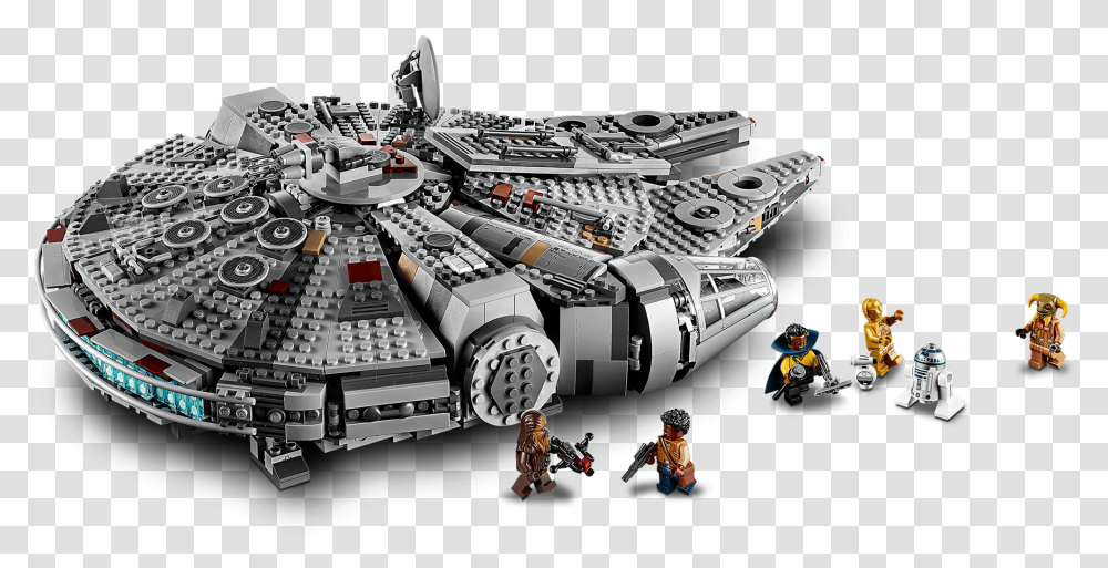 Lego Star Wars Millennium Falcon Lego Millennium Falcon, Spaceship, Aircraft, Vehicle, Transportation Transparent Png