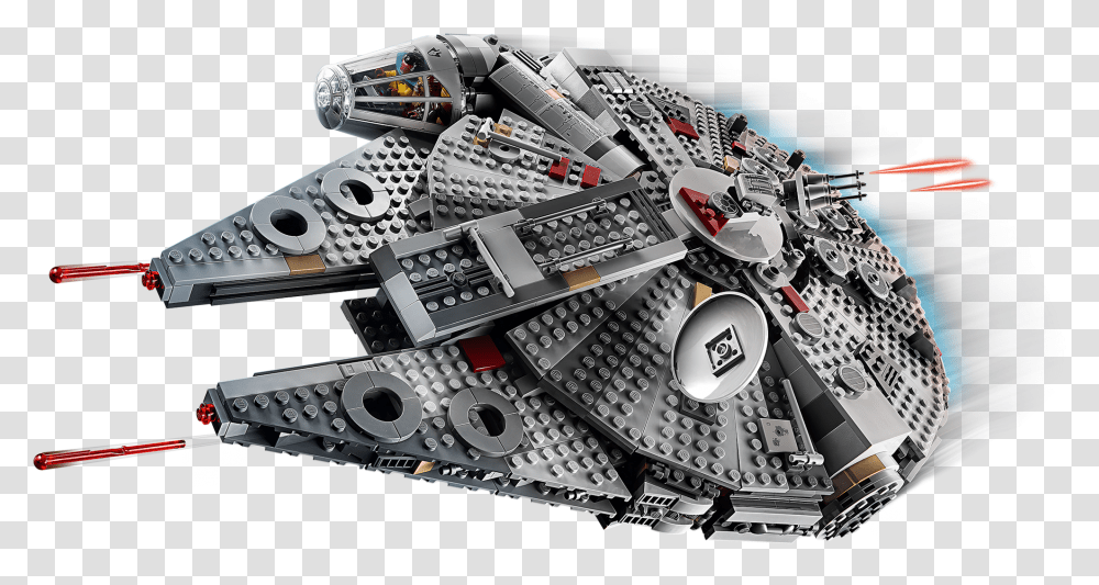 Lego Star Wars Millennium Falcon Lego Set Millennium Falcon, Spaceship, Aircraft, Vehicle, Transportation Transparent Png