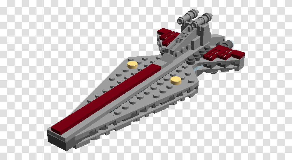 Lego Star Wars Mini Venator, Toy, Transportation, Vehicle, Spaceship Transparent Png