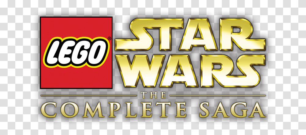 Lego Star Wars The Complete Saga Logo, Word, Alphabet, Pac Man Transparent Png