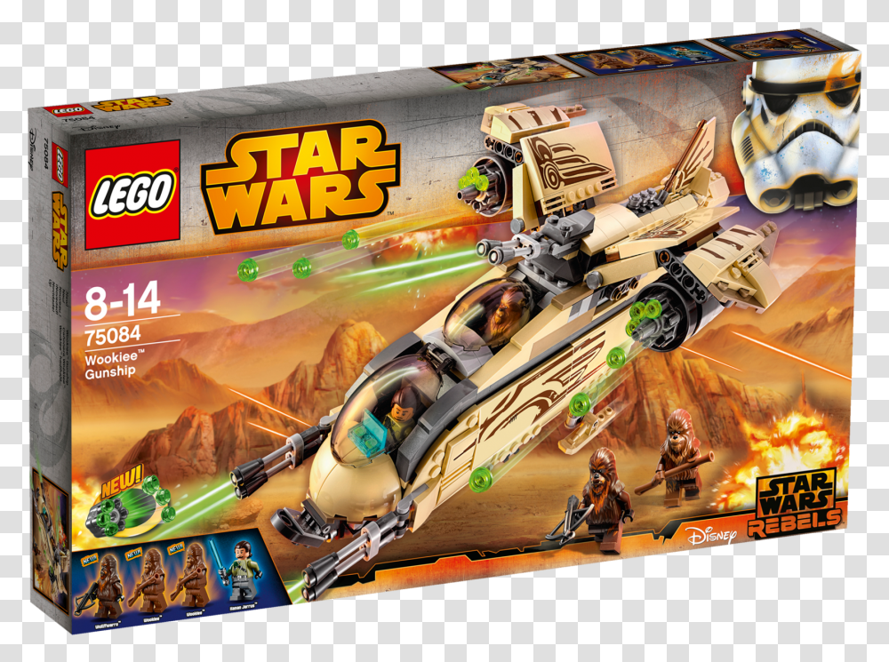Lego Star Wars Wookiee Gunship, Person, Vehicle, Transportation, Wheel Transparent Png
