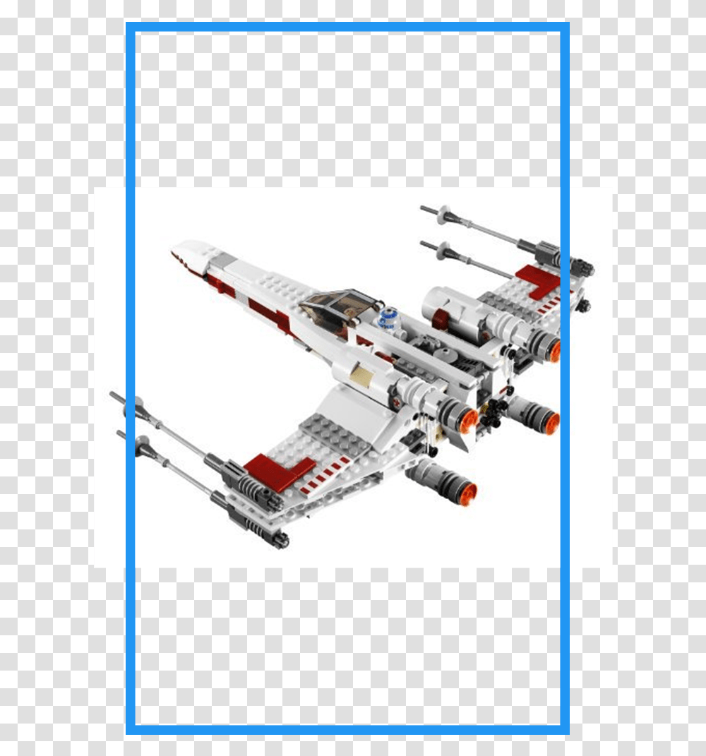 Lego Star Wars X Wing Fighter Red Squadron Machine Lego Star Wars Starfighter, Aircraft, Vehicle, Transportation, Airplane Transparent Png