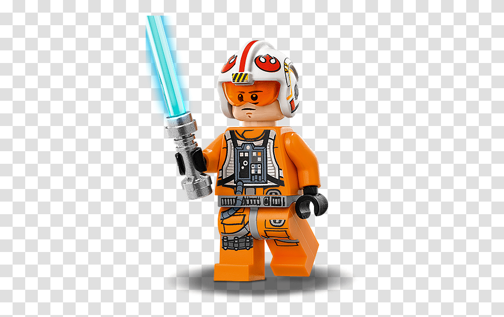 Lego Starwarscharacterslukeskywalker - Kids Time Lego Star Wars Luke Skywalker, Toy, Person, Human, Light Transparent Png