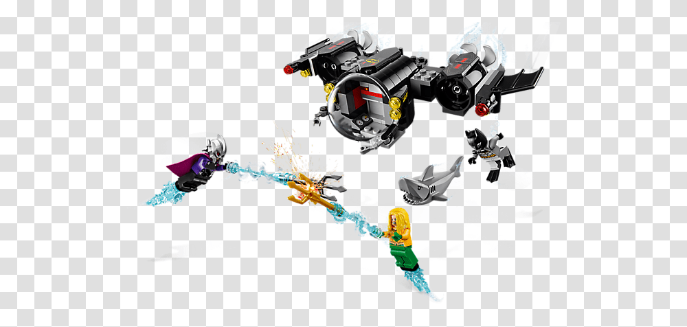 Lego Super Heroes Batman Bat Sub And The Underwater, Machine, Engine, Motor, Helmet Transparent Png