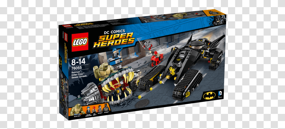 Lego Super Heroes Batman Killer Croc Sewer Smash, Sports Car, Vehicle, Transportation, Automobile Transparent Png