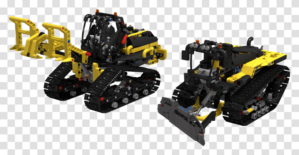 Lego Technic Set C Modell, Tractor, Vehicle, Transportation, Bulldozer Transparent Png