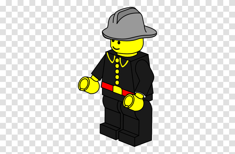 Lego Town Fireman Clip Art For Web, Military Uniform, Police, Guard, Baseball Cap Transparent Png