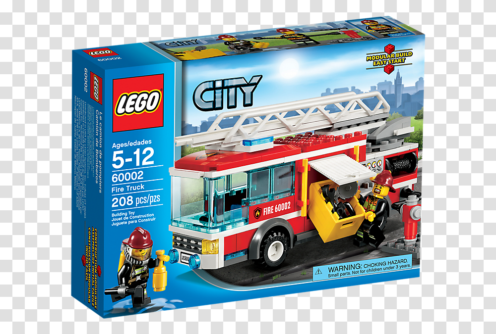 Lego, Truck, Vehicle, Transportation, Fire Truck Transparent Png