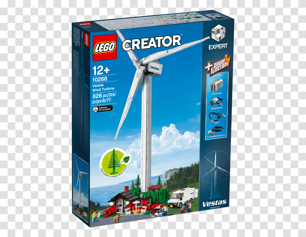 Lego Vestas Wind Turbine 2018, Machine, Engine, Motor, Truck Transparent Png