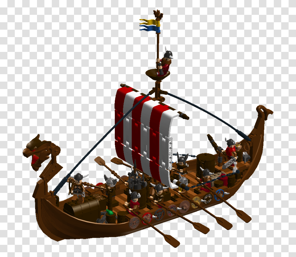 Lego Viking Longboat Moc Instructions Pdf Ldd And Lego Viking Ship Moc, Weapon, Weaponry, Bomb, Birthday Cake Transparent Png