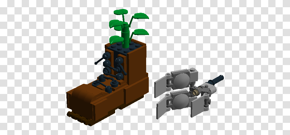 Lego Wall E Plant Image Tank E, Toy, Machine, Robot Transparent Png