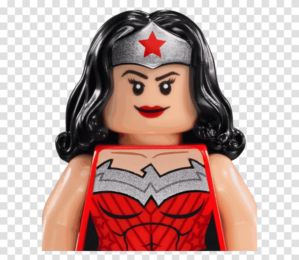 Lego Wonder Woman, Doll, Toy, Figurine, Person Transparent Png