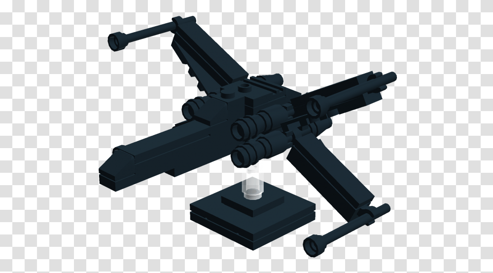 Lego X Wing Monochrome, Machine Gun, Weapon, Weaponry, Rifle Transparent Png