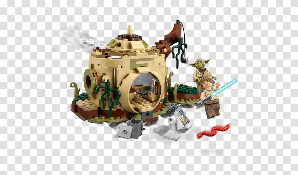 Lego Yoda's Hut, Toy, Robot, Machine, Building Transparent Png